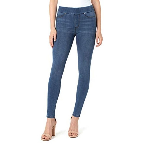 Liverpool Womens Sienna Legging Pull-On Denim Jean Size 4/27 - Picture 1 of 7